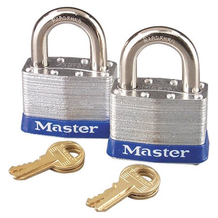 Master Lock Master Lock 2 Per Pack 2in. No. 5 Laminated Padlock  5T 5T